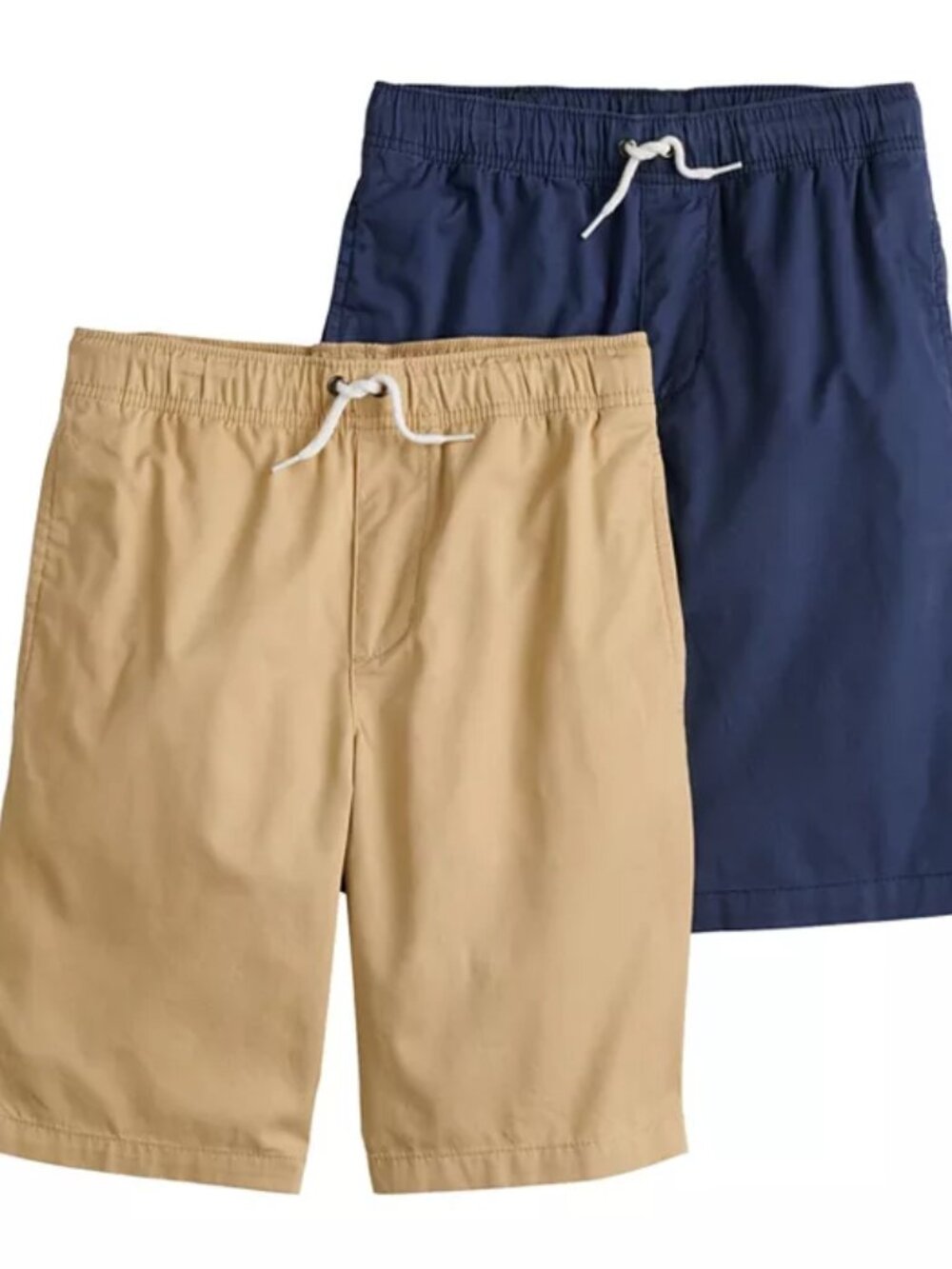 Boy's Sonoma Goods For Life 2-Pack Woven Jogger Shorts - Slate/Tan - L (14/16)